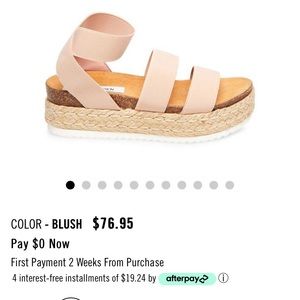NEW Steve Madden Kimmie Blush Sandal
